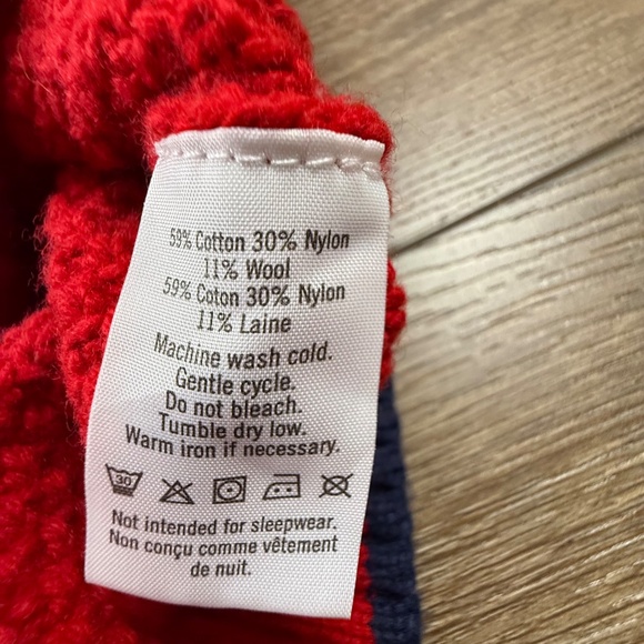 Janie & Jack Boys Holiday Button Down Shirt and Sweater 2T Winter Red Christmas - Picture 4 of 16